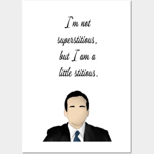 The office quote superstitious Posters and Art